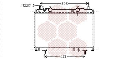 VAN WEZEL Radiators, Motora dzesēšanas sistēma 17002184